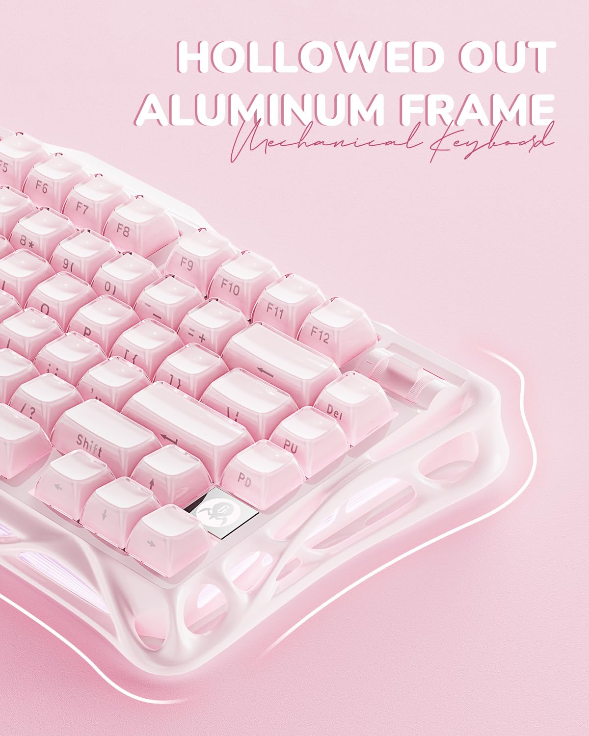 GravaStar Mercury K1 75% Wireless Mechanical Gaming Keyboard RGB Backlit