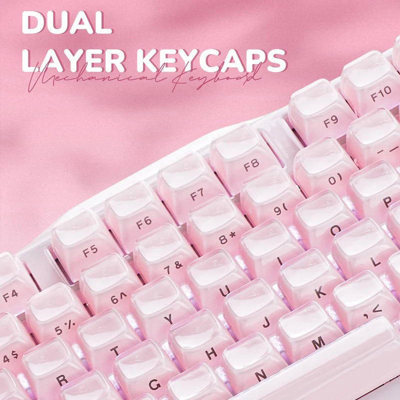 GravaStar Mercury K1 75% Pink Wireless Keyboard