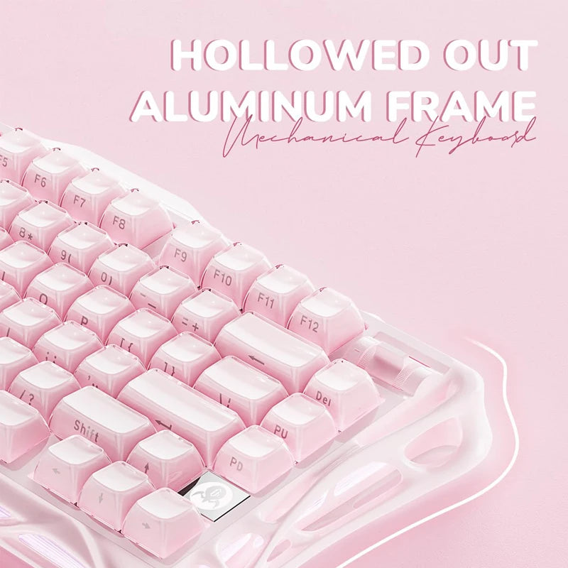 GravaStar Mercury K1 75% Pink Wireless Keyboard