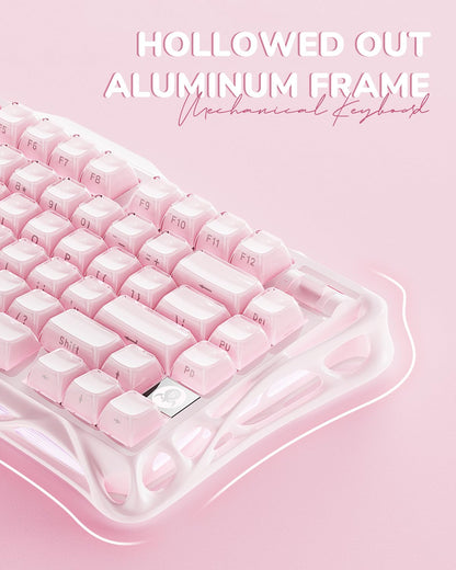 GravaStar Mercury K1 75% Wireless Mechanical Gaming Keyboard RGB Backlit