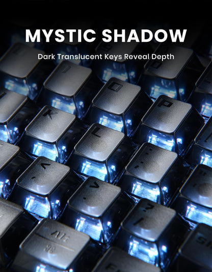 GravaStar Mercury K1 75% Wireless Mechanical Gaming Keyboard RGB Backlit
