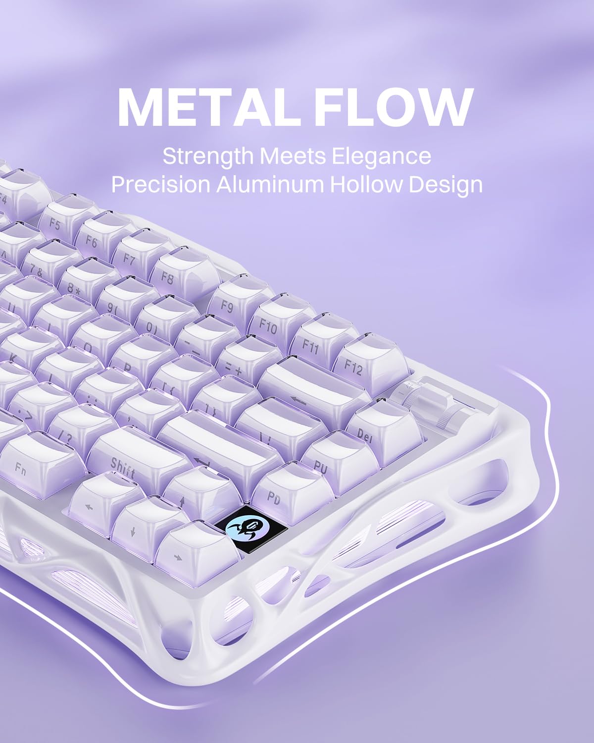 GravaStar Mercury K1 75% Wireless Mechanical Gaming Keyboard RGB Backlit