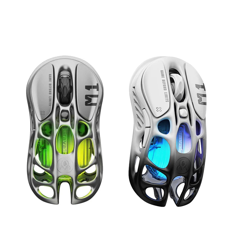 Gravastar Mercury M1 Pro Wireless Gaming Mouse, 26,000 DPI PAW3395DM Sensor, Magnesium Alloy, 5 Programmable Buttons RGB