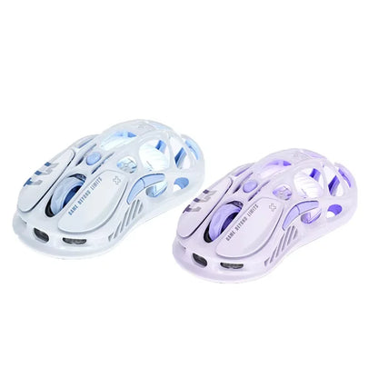 Mouse GravaStar M1 Pro Sensor  PAW3395  Color Azul y Purpura